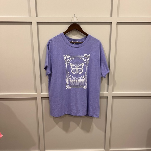 Z Supply Oversized Butterfly Dreamer Tee Shirt medium - Picture 3 of 7